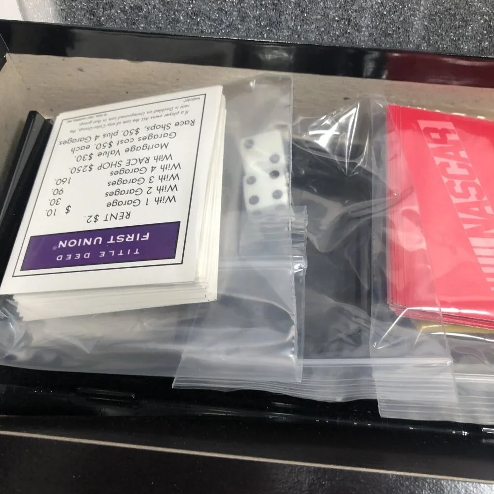 Monopoly Parker Bros Board Game 1996 NASCAR Official Collectors Edition Complete